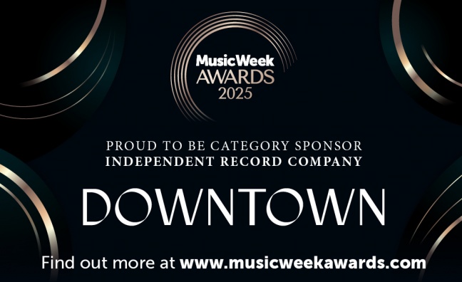 Downtown to sponsor Music Week Awards 2025