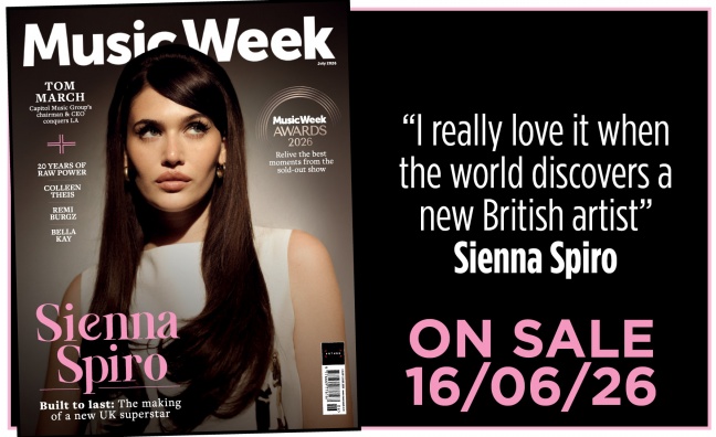 Sienna Spiro covers the July 2026 edition of Music Week