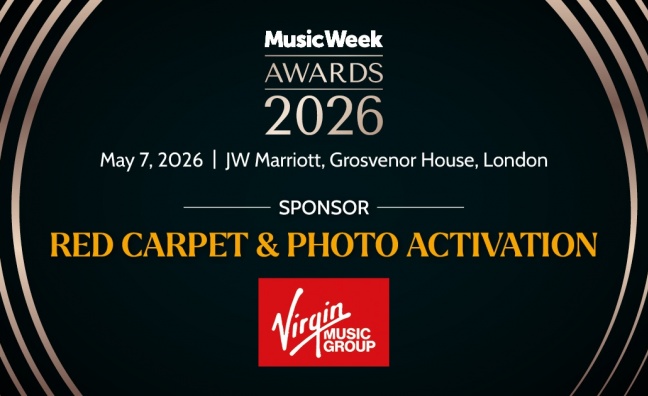 Virgin Music Group to sponsor Music Week Awards 2026