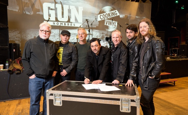Cooking Vinyl signs Scottish rock band Gun