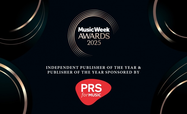 PRS For Music to sponsor Music Week Awards 2025