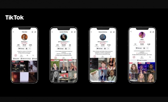 TikTok launches Songwriter Features to highlight credits and help build a profile on the platform