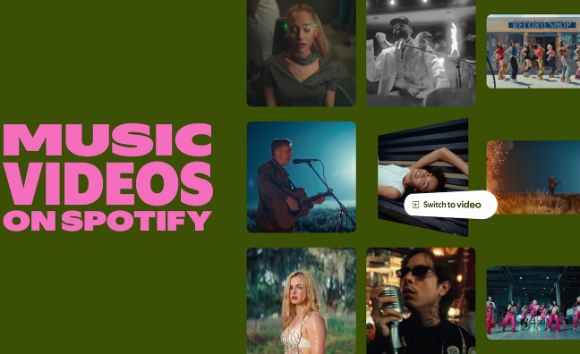 Spotify rolls out music videos in US and Canada