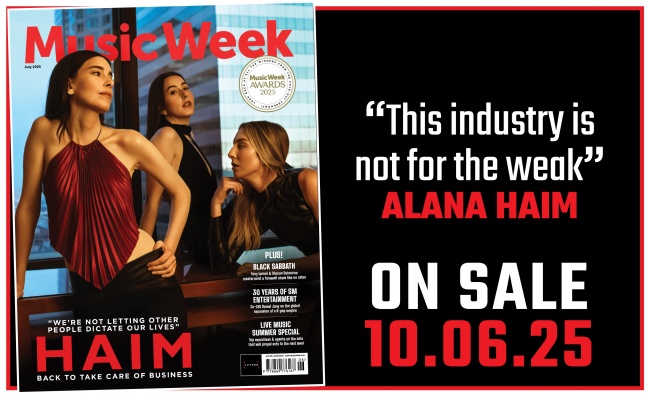 Haim cover the July edition of Music Week 