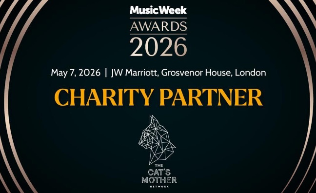 The Cat's Mother revealed as official charity of the Music Week Awards 2026
