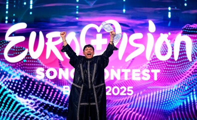 Warner Music salutes 'incredible talent' JJ following Eurovision win