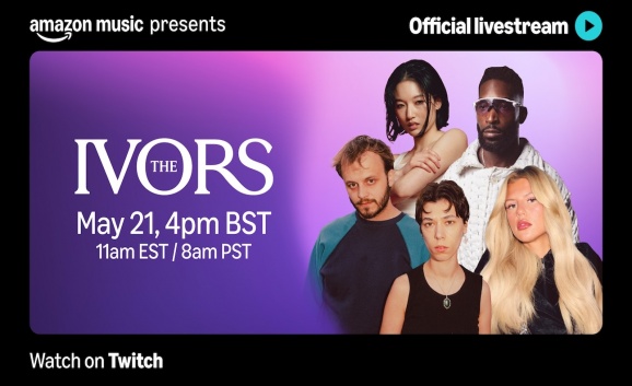 Amazon Music broadcasting behind the scenes at The Ivors 2026